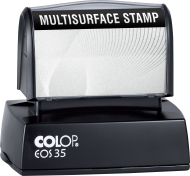 Order the Order the Colop EOS 35 Multi-Surface Stamp with your choice of 11 bright ink colors. Free same day shipping. Excellent customer service. No sales tax - ever.