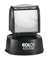 Order the Colop EOS R40 Round Multi-Surface Stamp with your choice of 3 bright ink colors. Free same day shipping. Excellent customer service. No sales tax - ever.