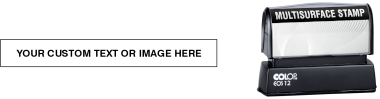 Order the Colop EOS 12 Multi-Surface Stamp with your choice of 3 bright ink colors. Free same day shipping. Excellent customer service. No sales tax - ever.