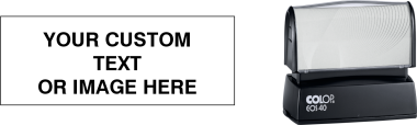 Order the Colop EOS 40 Pre-Inked Stamp with your choice of 11 bright ink colors. Free same day shipping. Excellent customer service. No sales tax - ever.