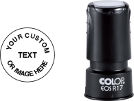 Order the Colop EOS R17 Round Multi-Surface Stamp with your choice of 11 bright ink colors. Free same day shipping. Excellent customer service. No sales tax - ever.