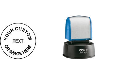 Order the Colop EOS R40 Round Pre-Inked Stamp with your choice of 11 bright ink colors. Free same day shipping. Excellent customer service. No sales tax - ever.