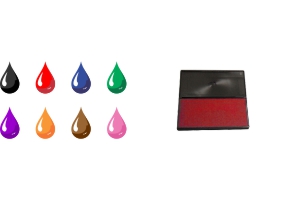 Red INK PAD / Dye Ink Pad / Craft Ink / Stamp Pad / Rubber Stamp / 5x9cm 