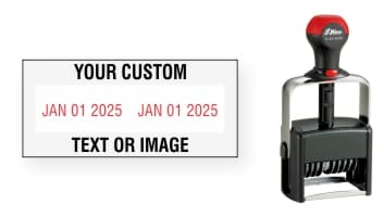 Heavy Duty Round Custom Date Stamps
