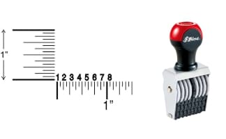 Portable 8/10 digits Number Stamp, Small Number Date/ Price Stamp
