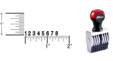 2-8 Number Stamps