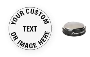 Double Ring Custom Logo Round Stamp - Corp Connect