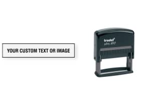 Custom Rectangular Office 1-4 Lines Self-Inking Personalized